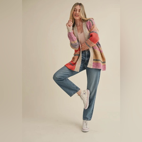 &merci Sweaters - 🆕🤍COLORFUL BRANDY CARDIGAN